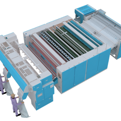 High Speed Double Side Heater Flatwork System